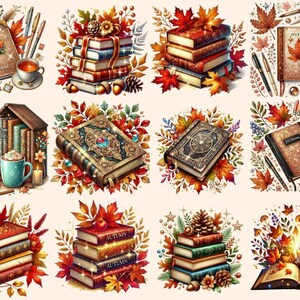 Autumn Books Clipart autumn books clipart - Wonders Artist