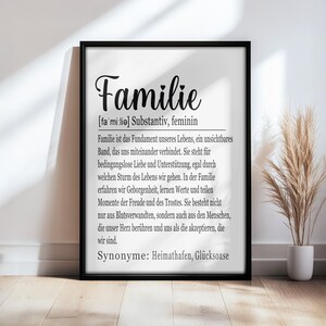 Foto de família para baixar, também pode ser impressa como cartão, presente de última hora, imprima você mesmo, decoração de sala de estar, pôster de cozinha, corredor, quarto