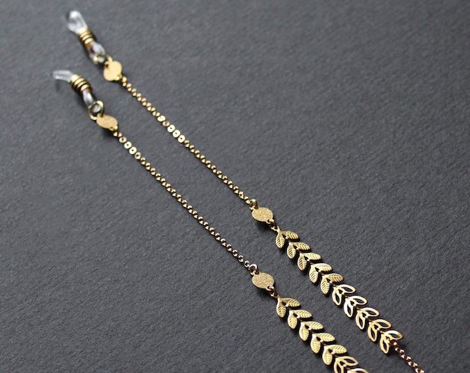 Glass Bead Glasses Strap Etsy