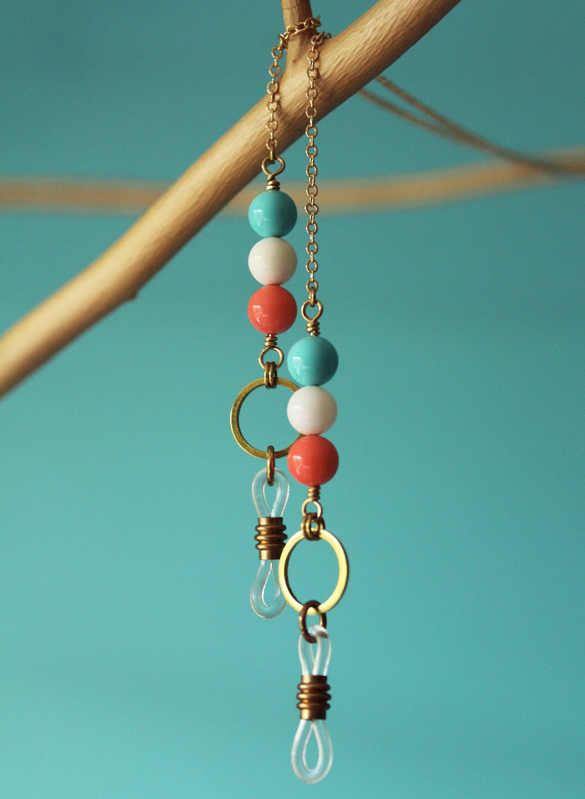 Beaded Glasses Chain Colorful Eyeglass Chain for Women Eye Etsy