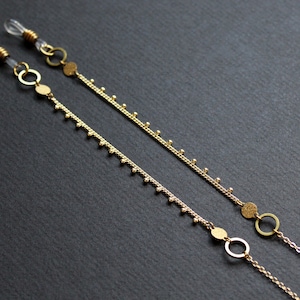 Eyeglass chain gold glasses chain holder sunglass strap eyeglasses cord reading glasses lanyard sunglasses leash gift for women dainty - Fay