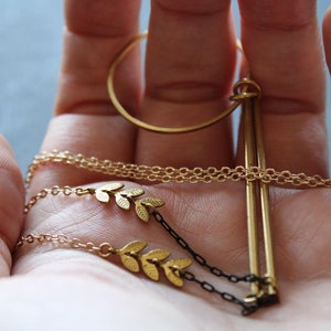 Eyeglass necklace for women glasses holder necklace gold thin lanyard with loop sunglass strap sunglasses cord brass jewelry gift -Clovia L image 5