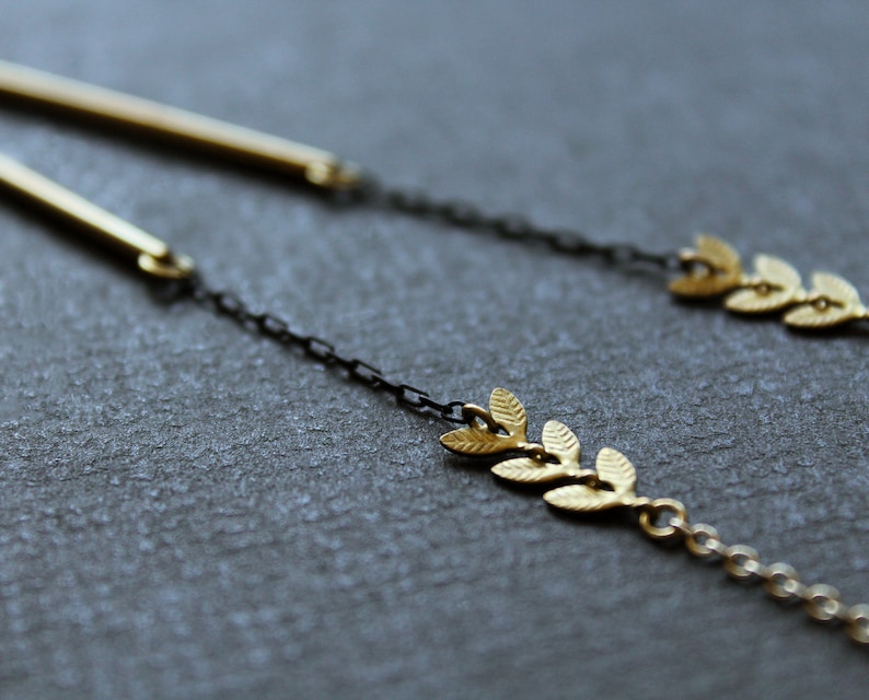 Eyeglass necklace for women glasses holder necklace gold thin lanyard with loop sunglass strap sunglasses cord brass jewelry gift -Clovia L image 4