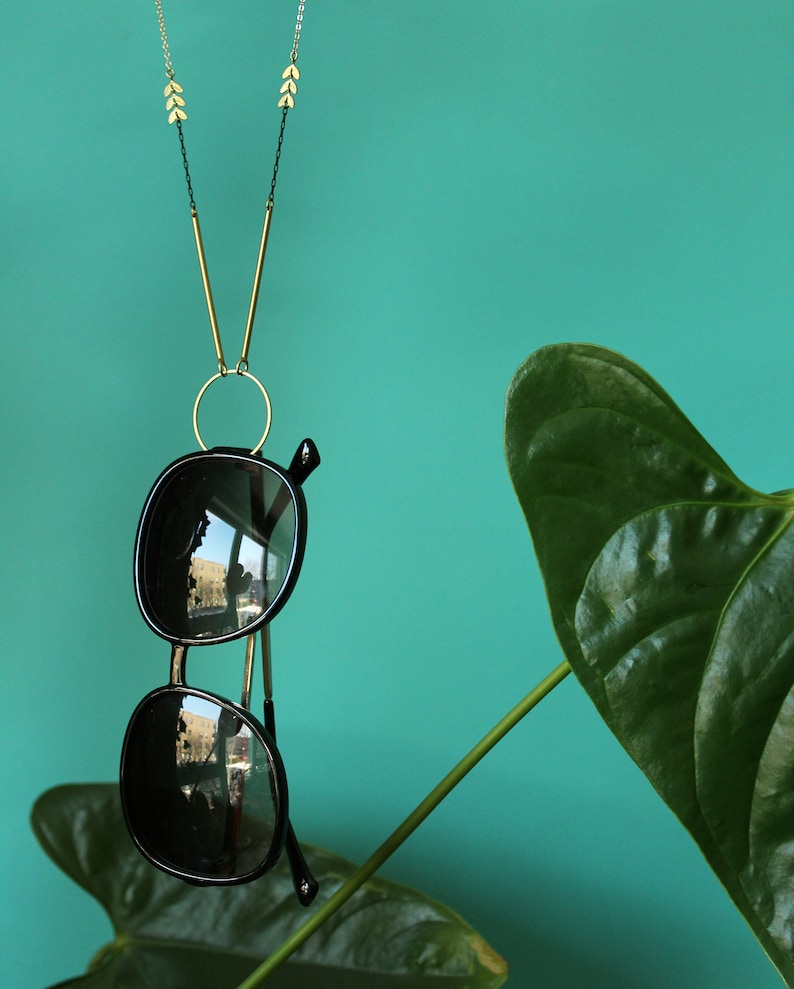 Eyeglass Necklace for Women Glasses Holder Necklace Gold Thin Etsy