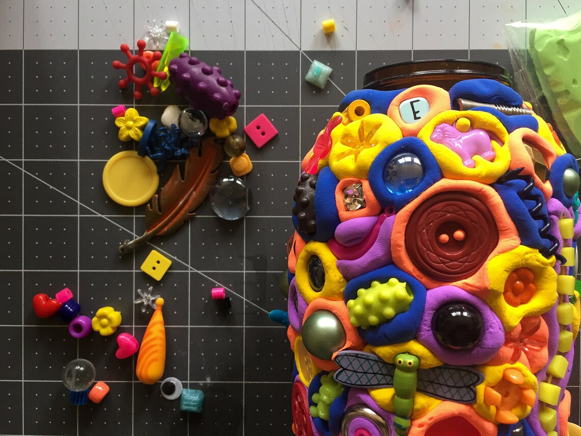 Junk Jar Craft Kit Art Kit for Kids Sculpture Kit for Adults Etsy