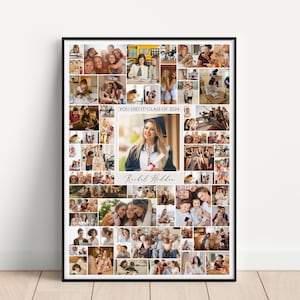 Graduation Photo Collage Template: 24x36 Class Poster (Canva)