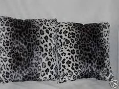 snow leopard body pillow