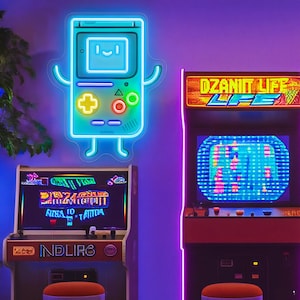 Arcade Neon Sign, Custom LED Wall Art, Game Room Decor
