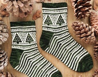 Norfolk Socks Knit Digital Download PDF Pattern Handmade