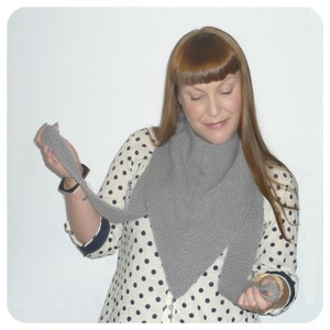 Swan Dive Scarf PDF Pattern Digital Email Knitting image 4