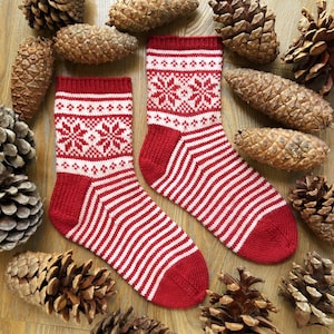 Yule Sock PDF Digital PATTERN Knitting Socks Knit