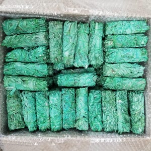 Paquete de 100 varitas de salvia blanca con aroma a pachulí para sahumar / Envío gratuito a EE. UU.