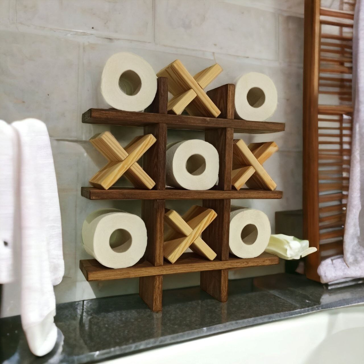 Tic Tac Toe Toilet Paper Holder Diy