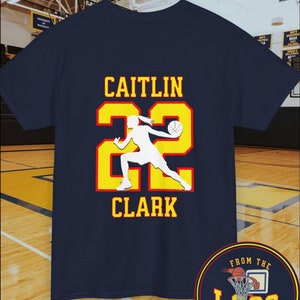 Caitlin Clark Indiana Fever 22 Caitlin Clark TShirt From The Logo Clark Fever GOAT WNBA Clark Indiana Fever Shirt No Logo Sleeve WNBA Shirt