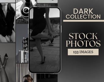 Dark Aesthetic Photos Social Media Instagram Luxury Dark Stock Photo Collection Black Aesthetic Boss Babe Images Dark Moody Stock Images Kit