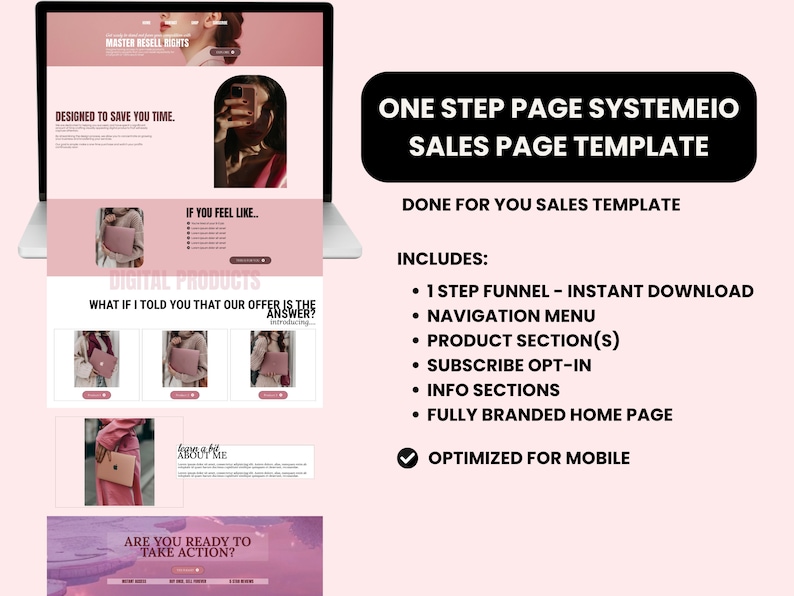Sales Landing Page Website Template Systeme io Sales Funnel for Digital Sales Landing Page Website Template Systeme io Sales Funnel for Digital