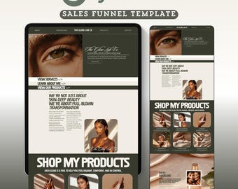 Systeme.io Landing Page Website Template Systemeio Sales Funnel Products, Course, Coaching Funnel Systeme Minimalist Template Set Sales Page