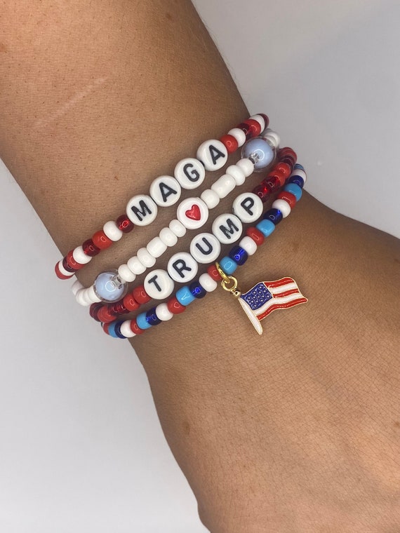 Patriotic Bracelet Stack Patriotic Bracelet Stack