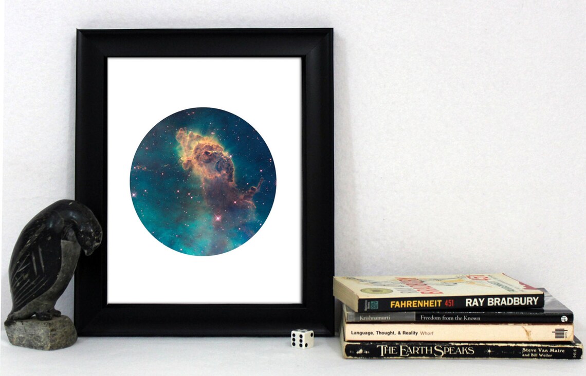 Hubble Telescope Space Print / Nebula Print / Galaxy Print / | Etsy