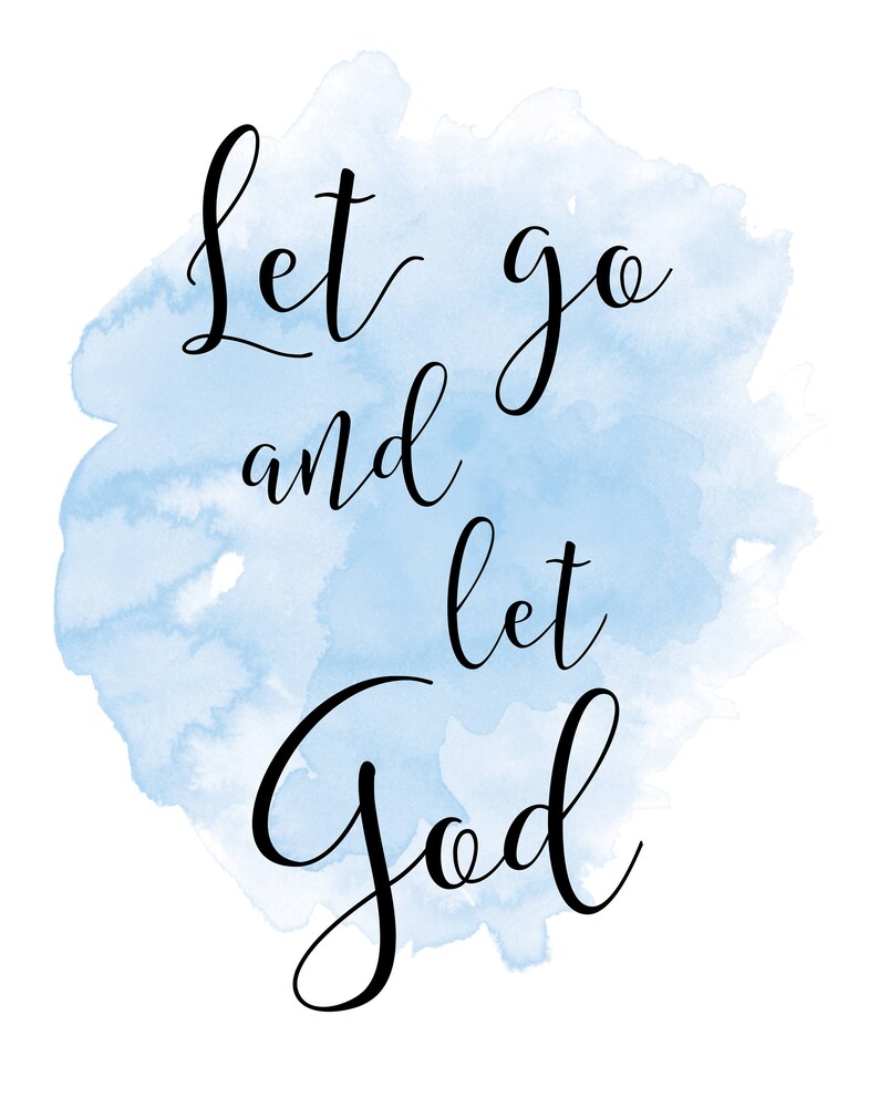 Recovery Gifts / Let Go and Let God Print / Sobriety Gifts ...