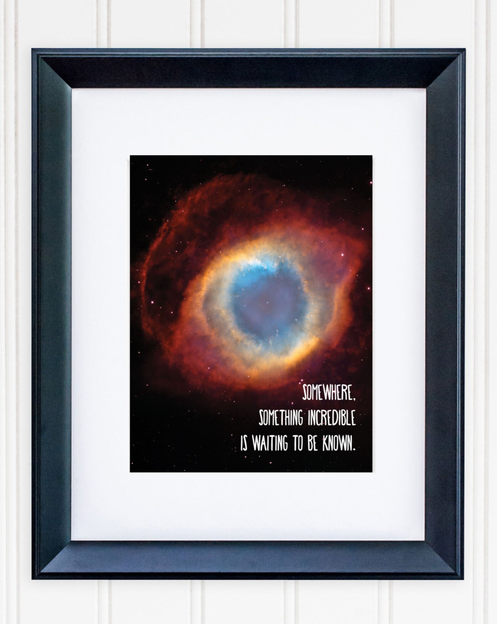 Carl Sagan Quote / Hubble Telescope Space Print / Nebula Print Etsy