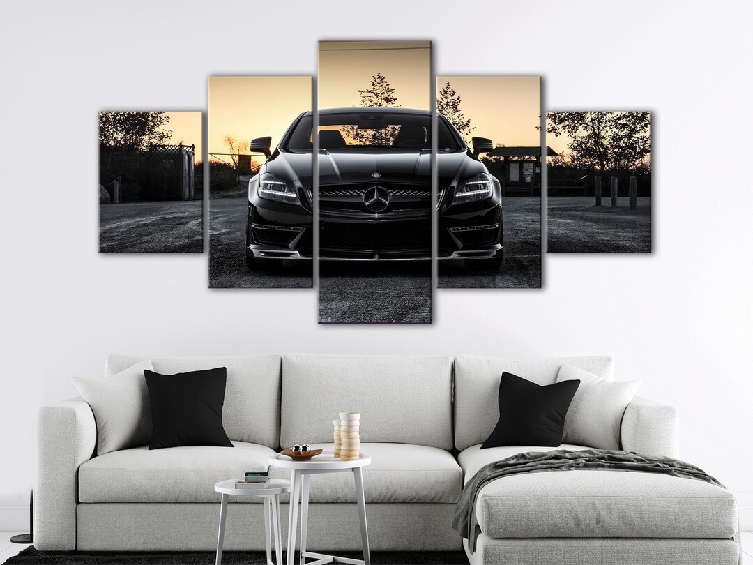 Black Mercedes Amg Canvas Wall Art: Supercar Mechanics Poster - Etsy