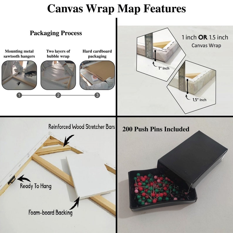 Pirate Push Pin USA Map Personalized - Il 794xN.5988899900 9k9t 