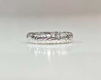 Sterling Silver Pattern Ring