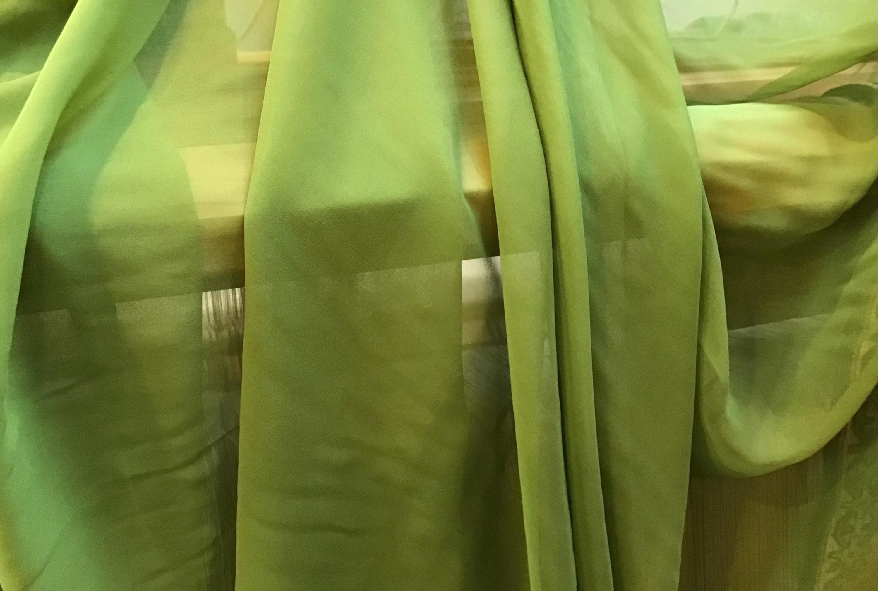 slim fit dress slacks InWeave Pear Green Window Print R Neck Dress XXL for Women main image 1