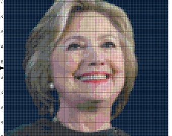 SALE! Hillary Rodham Clinton digital pattern #2