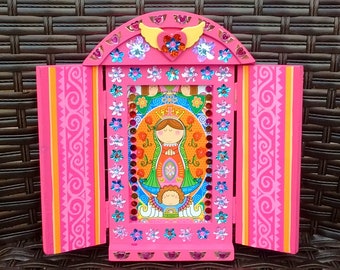 Pink Virgencita Shrine