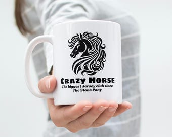 Taza Crazy Horse / Regalo de fan art de Los Soprano