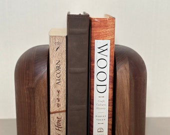 Bookends for her Book Ends for graduate gift Mothers Day Gift Wooden bookends for corporate job gift Wood bookends for doctor gift