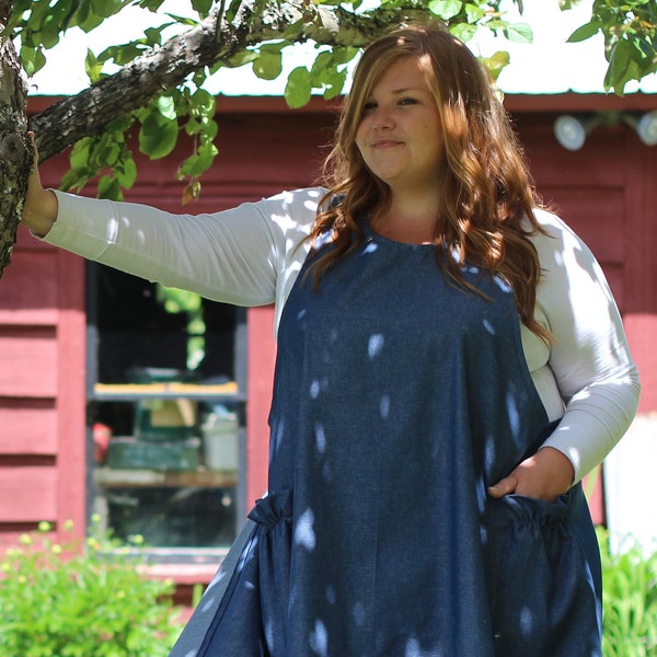 Jean Apron Pattern Etsy