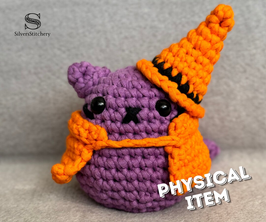PHYSICAL ITEM Salem the Cat w/ Witch Costume From the Woobles Etsy