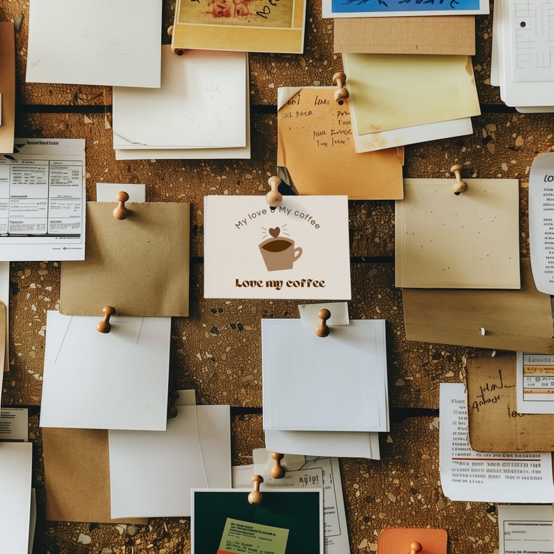 Cafe Loyalty Card Template, Coffee Shop Stamp Card (Canva Editable, Digital Download) image 4