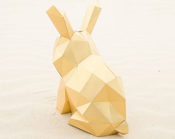 Easter Bunny 3D Shadow Box SVG Layered Paper Cut Template