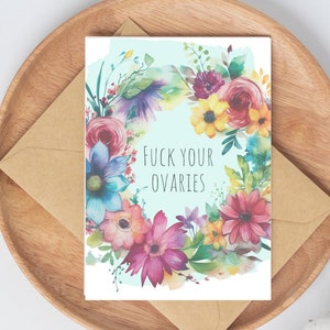 Funny Cancer Card - Cancer Greeting Card - Funny Cancer Gift - Cancer Support - Cancer Fighter - Cancer Survivor Card - Printable Download