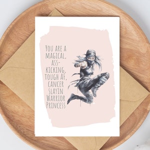 Funny Cancer Card - Cancer Greeting Card - Funny Cancer Gift - Cancer Support - Cancer Fighter - Cancer Survivor Card - Printable Download