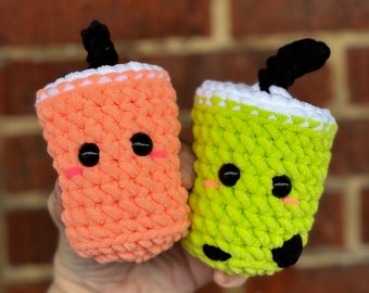 No- Sew Plush Little Boba Crochet Pattern Market Mini PDF