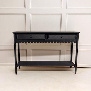 Console Table, Dollhouse 1:12 Scale With Drawers