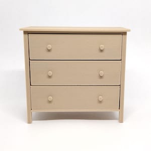 Chest of Drawers, 1:12 Dollhouse Small Opening Dresser