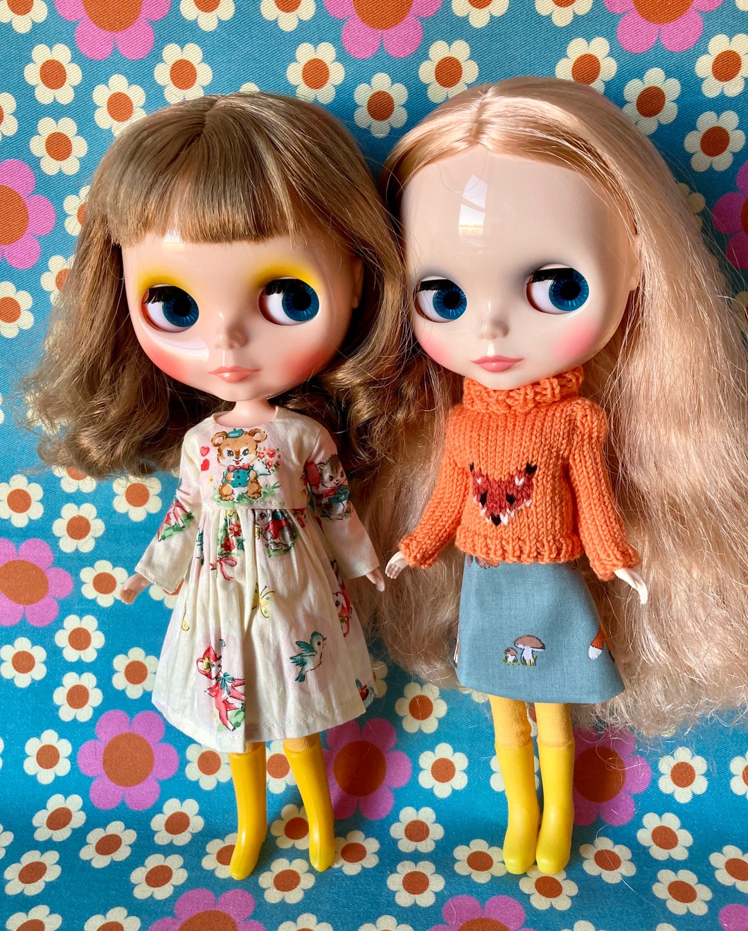 Sale Cute Animal Sweater Skirt Dress Bundle for Blythe Doll. Etsy