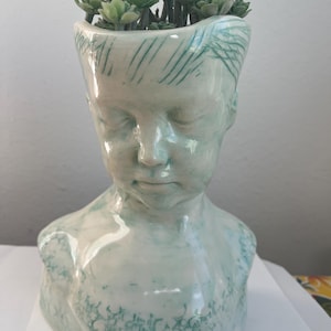Lady Diana Doll head planter