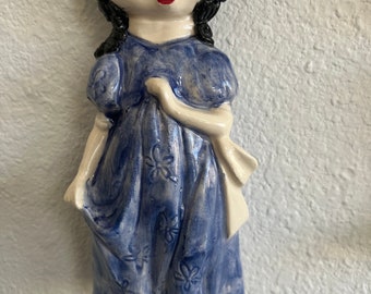 Ismeralda Blue wall doll