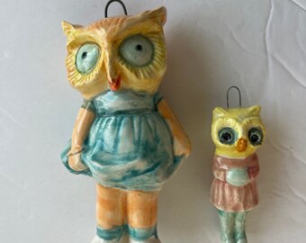 Owletta wall doll and her daughter Leti