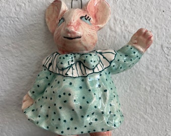 Marsha Pink mouse wall dolly