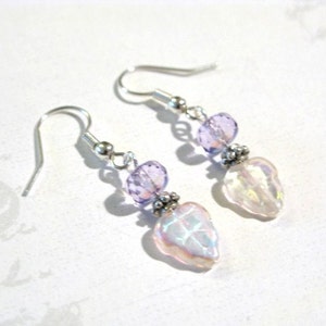 Fruity Grape Leaves Dangling Earrings
