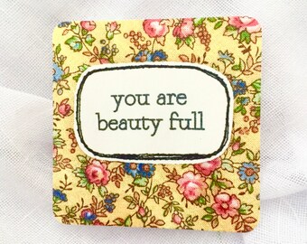 affirmation card . beauty full