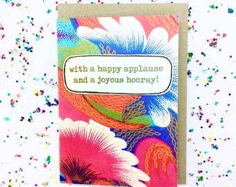 greeting card - hooray